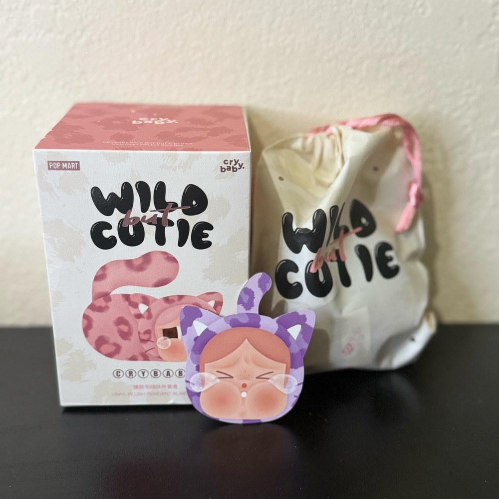 Pop Mart Cry Baby‎ Wild But Cutie Vinyl Plush - NEON CUTIE